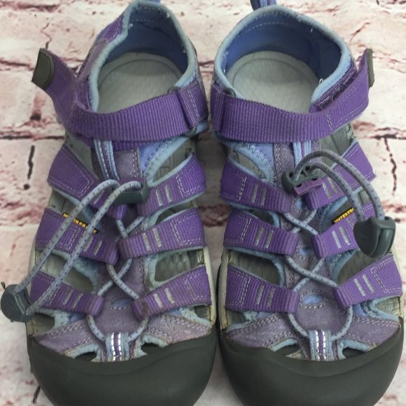 Kid's Keen Comfort Hicking Sandals Purple Size 4 - Picture 3 of 8